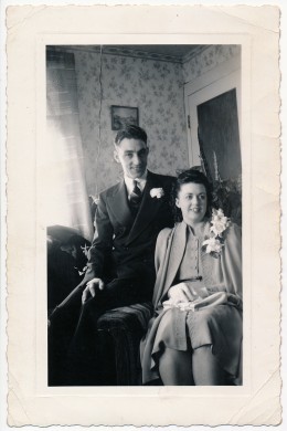 Wedding Picture, Franklin Ray Albiston and June Nielson